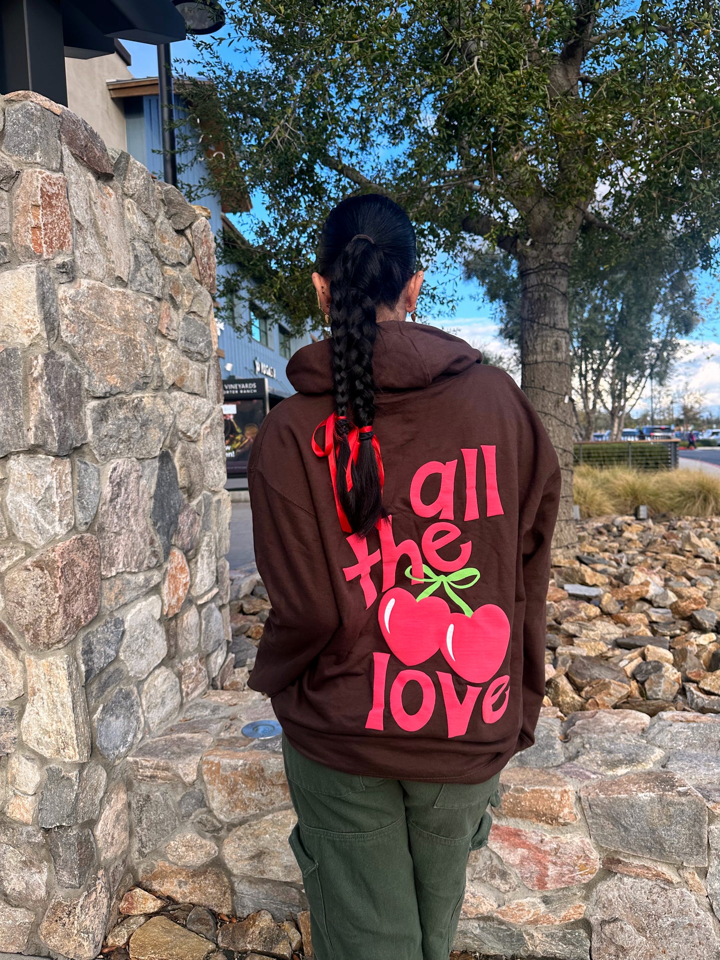 all the love hoodie