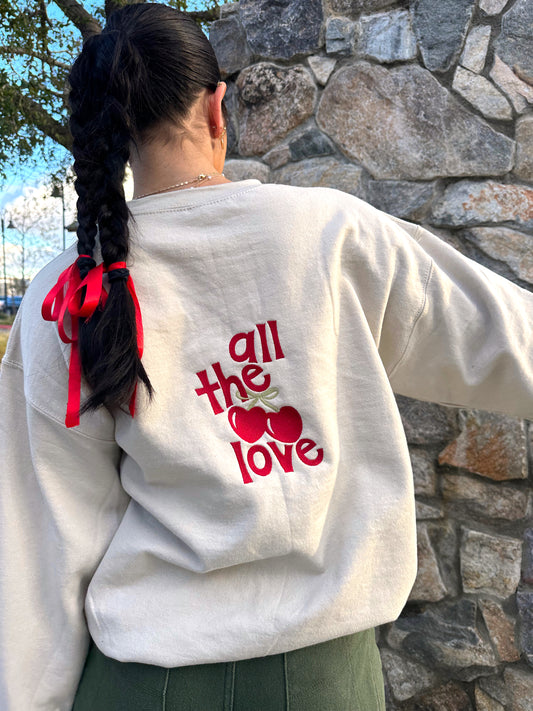 all the love crewneck