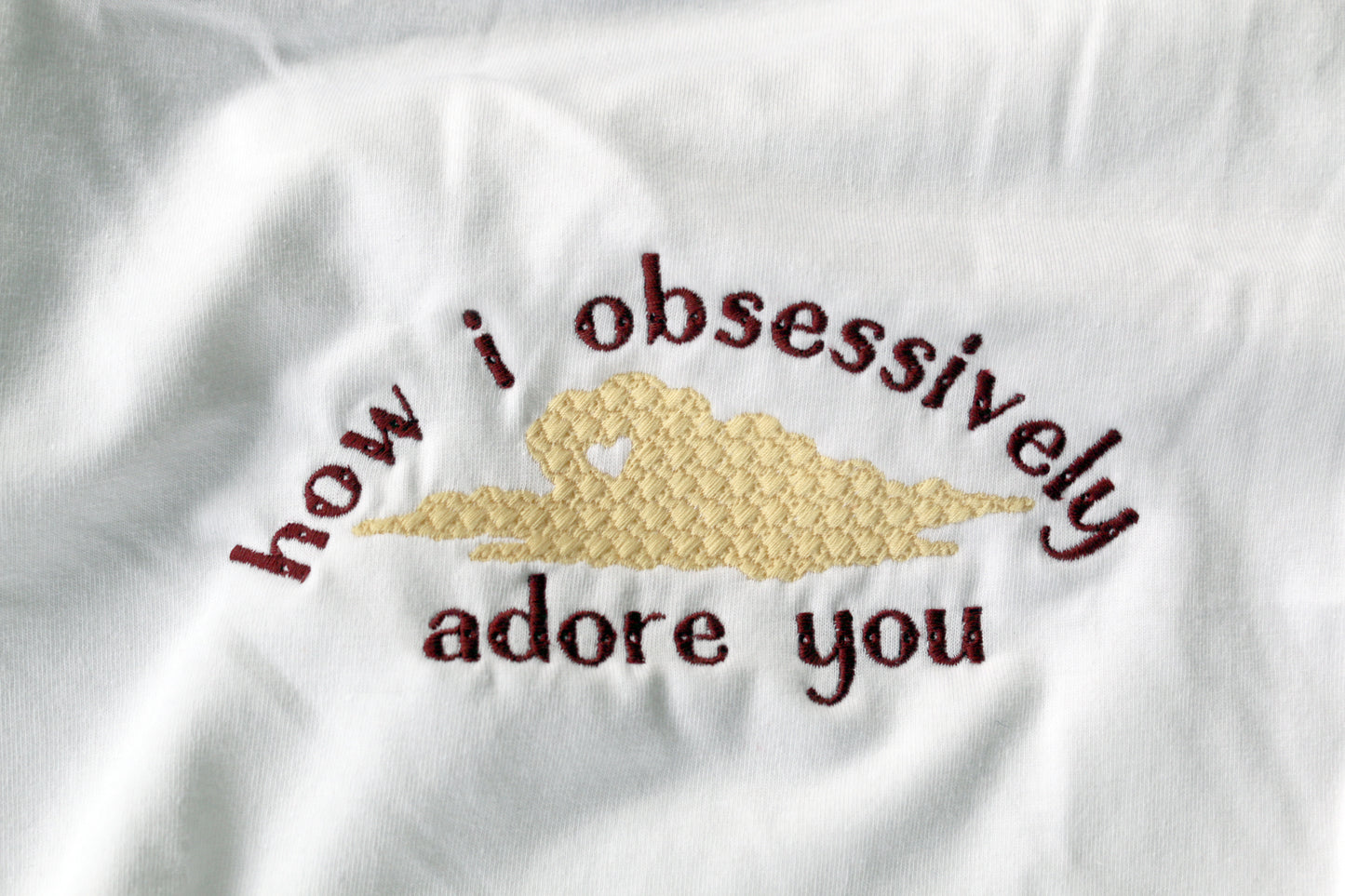 obsessively adore baby tee